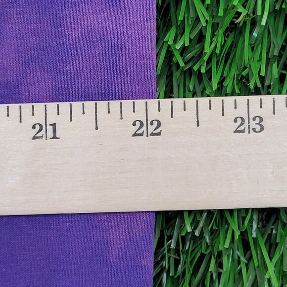 Vintage HANES Shirt Womens XL 22x26 Purple Boston Bleached - Picture 4 of 12